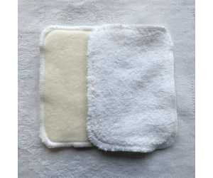 tendresse : les lingettes lavables en coton blanc de Hissala - Lifestyle