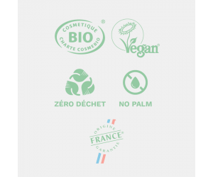 Les labels les enfants sauvages (bio, végan, zéro déchets, pas de palme, Origine France Garantie)