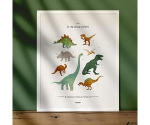 L'affiche «Les dinosaures» - memory Affiches